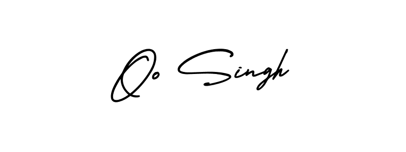 Also You can easily find your signature by using the search form. We will create Oo Singh name handwritten signature images for you free of cost using AmerikaSignatureDemo-Regular sign style. Oo Singh signature style 3 images and pictures png