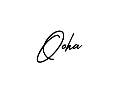 How to make Ooha signature? AmerikaSignatureDemo-Regular is a professional autograph style. Create handwritten signature for Ooha name. Ooha signature style 3 images and pictures png