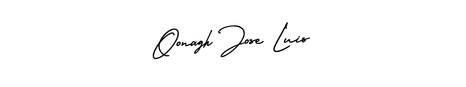 Make a beautiful signature design for name Oonagh Jose Luis. With this signature (AmerikaSignatureDemo-Regular) style, you can create a handwritten signature for free. Oonagh Jose Luis signature style 3 images and pictures png