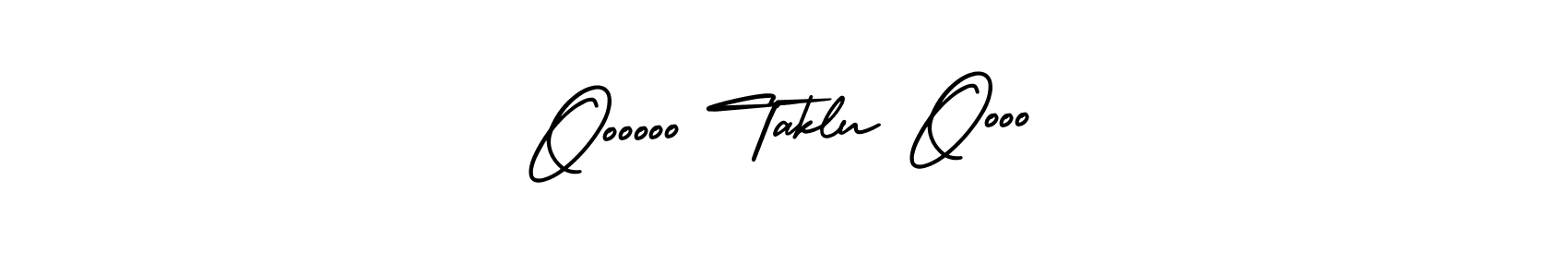 You should practise on your own different ways (AmerikaSignatureDemo-Regular) to write your name (Oooooo Taklu Oooo) in signature. don't let someone else do it for you. Oooooo Taklu Oooo signature style 3 images and pictures png