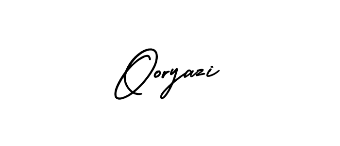 Make a beautiful signature design for name Ooryazi. With this signature (AmerikaSignatureDemo-Regular) style, you can create a handwritten signature for free. Ooryazi signature style 3 images and pictures png