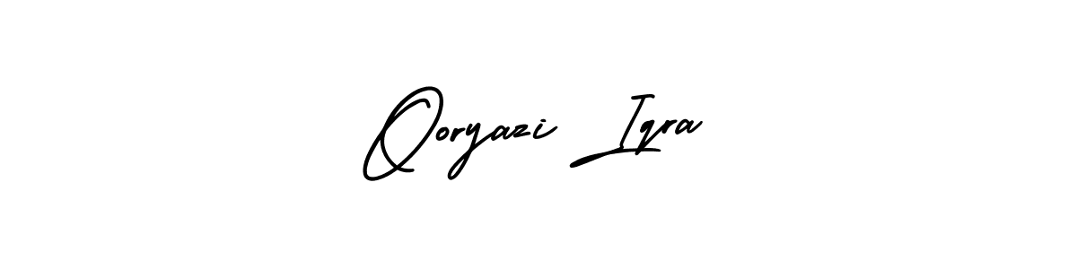 Also You can easily find your signature by using the search form. We will create Ooryazi Iqra name handwritten signature images for you free of cost using AmerikaSignatureDemo-Regular sign style. Ooryazi Iqra signature style 3 images and pictures png
