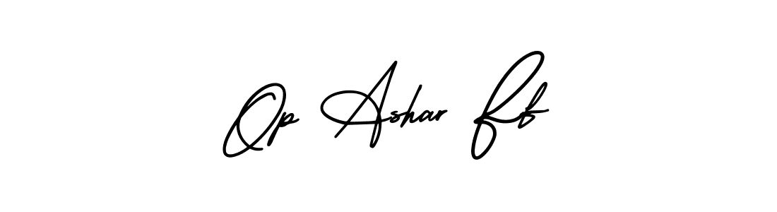 Also You can easily find your signature by using the search form. We will create Op Ashar Ff name handwritten signature images for you free of cost using AmerikaSignatureDemo-Regular sign style. Op Ashar Ff signature style 3 images and pictures png