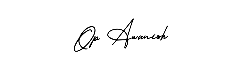 AmerikaSignatureDemo-Regular is a professional signature style that is perfect for those who want to add a touch of class to their signature. It is also a great choice for those who want to make their signature more unique. Get Op Awanish name to fancy signature for free. Op Awanish signature style 3 images and pictures png