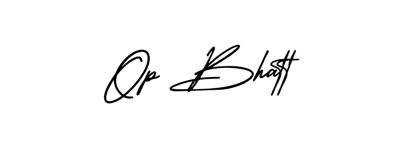 Make a short Op Bhatt signature style. Manage your documents anywhere anytime using AmerikaSignatureDemo-Regular. Create and add eSignatures, submit forms, share and send files easily. Op Bhatt signature style 3 images and pictures png