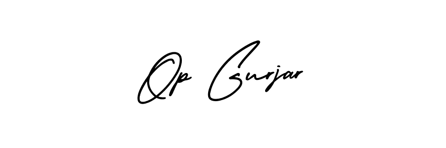 AmerikaSignatureDemo-Regular is a professional signature style that is perfect for those who want to add a touch of class to their signature. It is also a great choice for those who want to make their signature more unique. Get Op Gurjar name to fancy signature for free. Op Gurjar signature style 3 images and pictures png