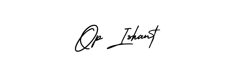 Similarly AmerikaSignatureDemo-Regular is the best handwritten signature design. Signature creator online .You can use it as an online autograph creator for name Op Ishant. Op Ishant signature style 3 images and pictures png