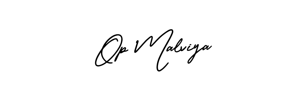 Similarly AmerikaSignatureDemo-Regular is the best handwritten signature design. Signature creator online .You can use it as an online autograph creator for name Op Malviya. Op Malviya signature style 3 images and pictures png