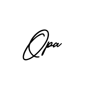 The best way (AmerikaSignatureDemo-Regular) to make a short signature is to pick only two or three words in your name. The name Opa include a total of six letters. For converting this name. Opa signature style 3 images and pictures png