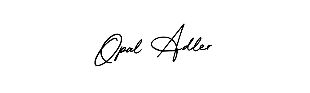 Similarly AmerikaSignatureDemo-Regular is the best handwritten signature design. Signature creator online .You can use it as an online autograph creator for name Opal Adler. Opal Adler signature style 3 images and pictures png