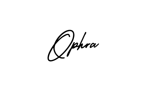 Make a beautiful signature design for name Ophra. With this signature (AmerikaSignatureDemo-Regular) style, you can create a handwritten signature for free. Ophra signature style 3 images and pictures png