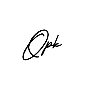 Create a beautiful signature design for name Opk. With this signature (AmerikaSignatureDemo-Regular) fonts, you can make a handwritten signature for free. Opk signature style 3 images and pictures png