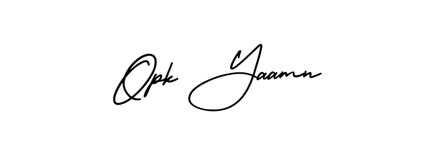 It looks lik you need a new signature style for name Opk Yaamn. Design unique handwritten (AmerikaSignatureDemo-Regular) signature with our free signature maker in just a few clicks. Opk Yaamn signature style 3 images and pictures png