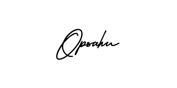 Once you've used our free online signature maker to create your best signature AmerikaSignatureDemo-Regular style, it's time to enjoy all of the benefits that Opsahu name signing documents. Opsahu signature style 3 images and pictures png