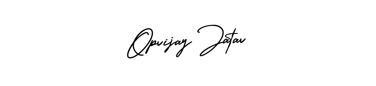 Opvijay Jatav stylish signature style. Best Handwritten Sign (AmerikaSignatureDemo-Regular) for my name. Handwritten Signature Collection Ideas for my name Opvijay Jatav. Opvijay Jatav signature style 3 images and pictures png
