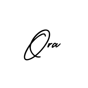 This is the best signature style for the Ora name. Also you like these signature font (AmerikaSignatureDemo-Regular). Mix name signature. Ora signature style 3 images and pictures png