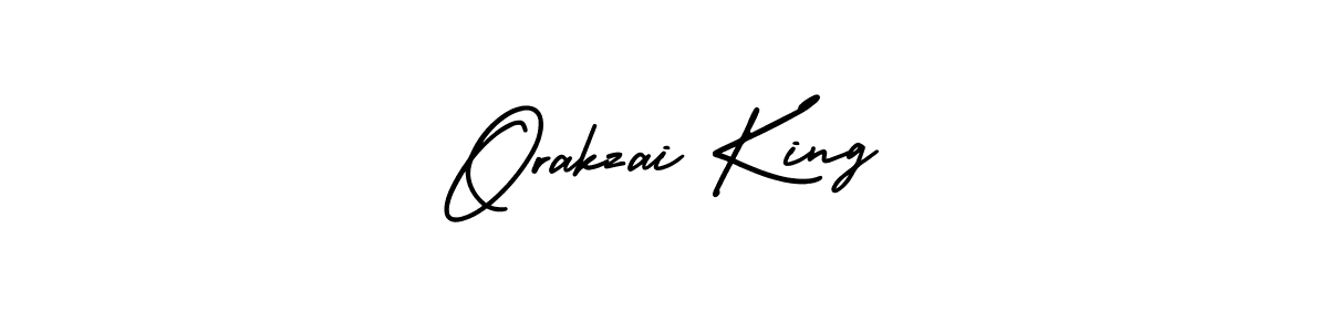 How to make Orakzai King signature? AmerikaSignatureDemo-Regular is a professional autograph style. Create handwritten signature for Orakzai King name. Orakzai King signature style 3 images and pictures png