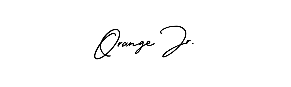 Use a signature maker to create a handwritten signature online. With this signature software, you can design (AmerikaSignatureDemo-Regular) your own signature for name Orange Jr.. Orange Jr. signature style 3 images and pictures png