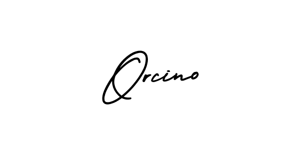 Orcino stylish signature style. Best Handwritten Sign (AmerikaSignatureDemo-Regular) for my name. Handwritten Signature Collection Ideas for my name Orcino. Orcino signature style 3 images and pictures png