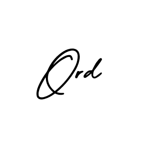 Create a beautiful signature design for name Ord. With this signature (AmerikaSignatureDemo-Regular) fonts, you can make a handwritten signature for free. Ord signature style 3 images and pictures png