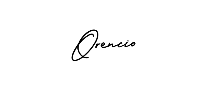 How to Draw Orencio signature style? AmerikaSignatureDemo-Regular is a latest design signature styles for name Orencio. Orencio signature style 3 images and pictures png