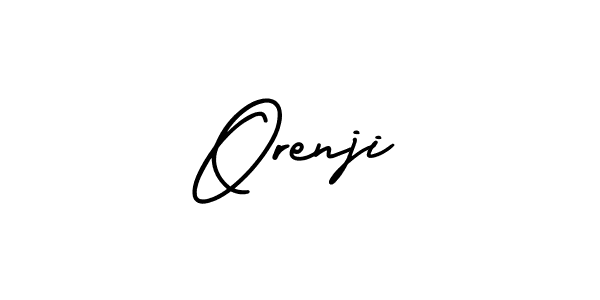 Also You can easily find your signature by using the search form. We will create Orenji name handwritten signature images for you free of cost using AmerikaSignatureDemo-Regular sign style. Orenji signature style 3 images and pictures png