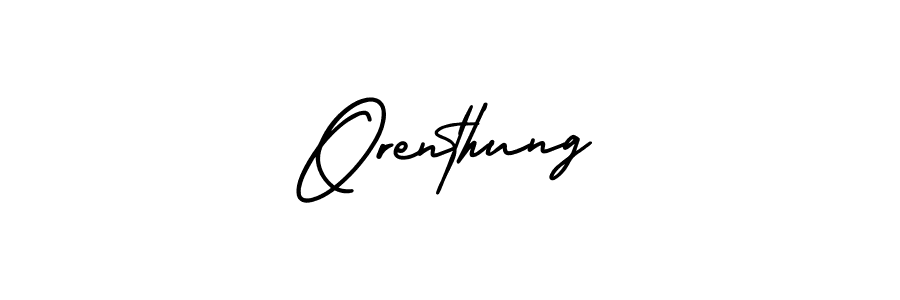 Also You can easily find your signature by using the search form. We will create Orenthung name handwritten signature images for you free of cost using AmerikaSignatureDemo-Regular sign style. Orenthung signature style 3 images and pictures png