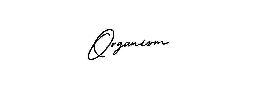 It looks lik you need a new signature style for name Organism . Design unique handwritten (AmerikaSignatureDemo-Regular) signature with our free signature maker in just a few clicks. Organism  signature style 3 images and pictures png