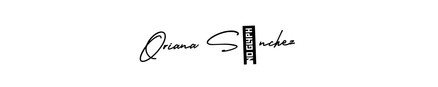 You can use this online signature creator to create a handwritten signature for the name Oriana Sánchez. This is the best online autograph maker. Oriana Sánchez signature style 3 images and pictures png