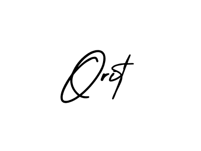 if you are searching for the best signature style for your name Orit. so please give up your signature search. here we have designed multiple signature styles  using AmerikaSignatureDemo-Regular. Orit signature style 3 images and pictures png