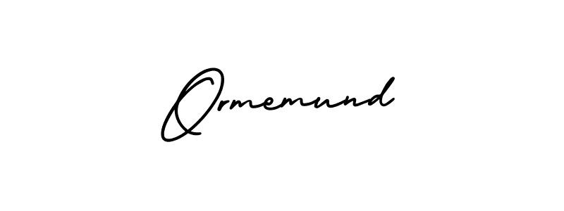 if you are searching for the best signature style for your name Ormemund. so please give up your signature search. here we have designed multiple signature styles  using AmerikaSignatureDemo-Regular. Ormemund signature style 3 images and pictures png