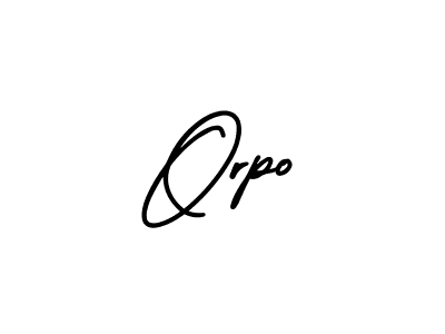 Make a beautiful signature design for name Orpo. With this signature (AmerikaSignatureDemo-Regular) style, you can create a handwritten signature for free. Orpo signature style 3 images and pictures png