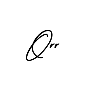 You should practise on your own different ways (AmerikaSignatureDemo-Regular) to write your name (Orr) in signature. don't let someone else do it for you. Orr signature style 3 images and pictures png