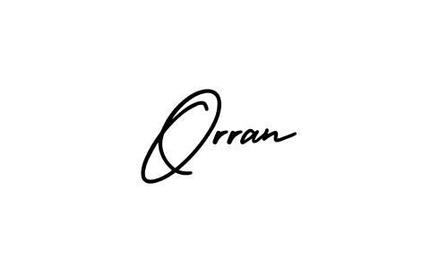 Use a signature maker to create a handwritten signature online. With this signature software, you can design (AmerikaSignatureDemo-Regular) your own signature for name Orran. Orran signature style 3 images and pictures png