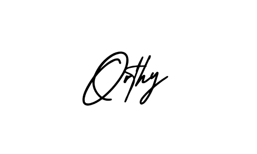 You should practise on your own different ways (AmerikaSignatureDemo-Regular) to write your name (Orthy) in signature. don't let someone else do it for you. Orthy signature style 3 images and pictures png