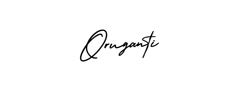 Design your own signature with our free online signature maker. With this signature software, you can create a handwritten (AmerikaSignatureDemo-Regular) signature for name Oruganti. Oruganti signature style 3 images and pictures png