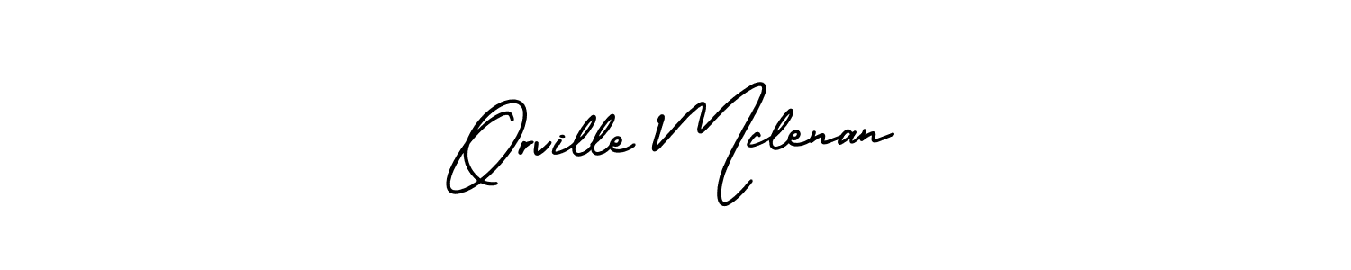 if you are searching for the best signature style for your name Orville Mclenan. so please give up your signature search. here we have designed multiple signature styles  using AmerikaSignatureDemo-Regular. Orville Mclenan signature style 3 images and pictures png