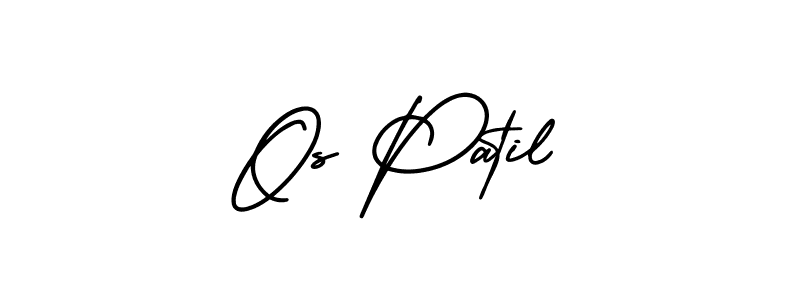 Also we have Os Patil name is the best signature style. Create professional handwritten signature collection using AmerikaSignatureDemo-Regular autograph style. Os Patil signature style 3 images and pictures png