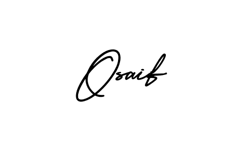 Also we have Osaif name is the best signature style. Create professional handwritten signature collection using AmerikaSignatureDemo-Regular autograph style. Osaif signature style 3 images and pictures png