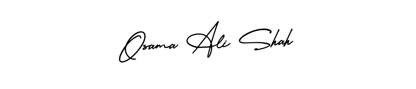 Check out images of Autograph of Osama Ali Shah name. Actor Osama Ali Shah Signature Style. AmerikaSignatureDemo-Regular is a professional sign style online. Osama Ali Shah signature style 3 images and pictures png