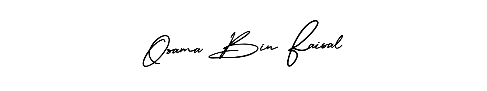 Similarly AmerikaSignatureDemo-Regular is the best handwritten signature design. Signature creator online .You can use it as an online autograph creator for name Osama Bin Faisal. Osama Bin Faisal signature style 3 images and pictures png