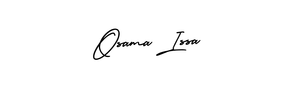 Make a short Osama Issa signature style. Manage your documents anywhere anytime using AmerikaSignatureDemo-Regular. Create and add eSignatures, submit forms, share and send files easily. Osama Issa signature style 3 images and pictures png