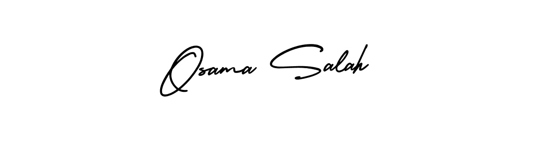 Best and Professional Signature Style for Osama Salah. AmerikaSignatureDemo-Regular Best Signature Style Collection. Osama Salah signature style 3 images and pictures png