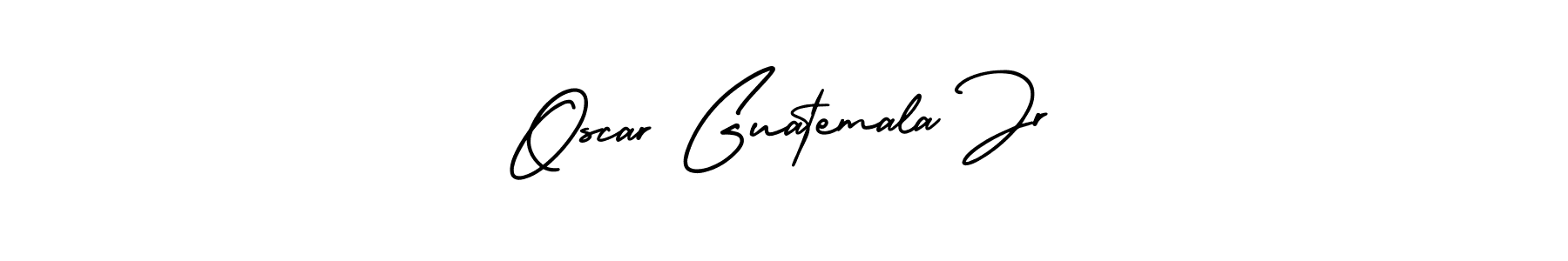if you are searching for the best signature style for your name Oscar Guatemala Jr. so please give up your signature search. here we have designed multiple signature styles  using AmerikaSignatureDemo-Regular. Oscar Guatemala Jr signature style 3 images and pictures png