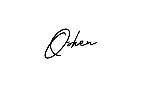 Also You can easily find your signature by using the search form. We will create Oshen name handwritten signature images for you free of cost using AmerikaSignatureDemo-Regular sign style. Oshen signature style 3 images and pictures png