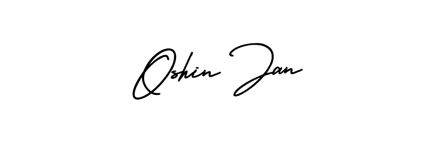 Make a short Oshin Jan signature style. Manage your documents anywhere anytime using AmerikaSignatureDemo-Regular. Create and add eSignatures, submit forms, share and send files easily. Oshin Jan signature style 3 images and pictures png