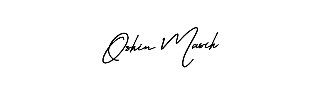 It looks lik you need a new signature style for name Oshin Masih. Design unique handwritten (AmerikaSignatureDemo-Regular) signature with our free signature maker in just a few clicks. Oshin Masih signature style 3 images and pictures png