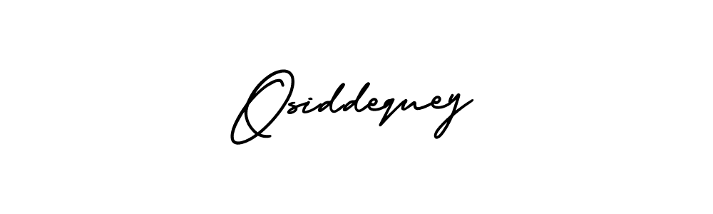 Create a beautiful signature design for name Osiddequey. With this signature (AmerikaSignatureDemo-Regular) fonts, you can make a handwritten signature for free. Osiddequey signature style 3 images and pictures png