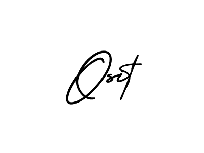 Design your own signature with our free online signature maker. With this signature software, you can create a handwritten (AmerikaSignatureDemo-Regular) signature for name Osit. Osit signature style 3 images and pictures png