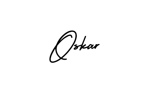 You should practise on your own different ways (AmerikaSignatureDemo-Regular) to write your name (Oskar) in signature. don't let someone else do it for you. Oskar signature style 3 images and pictures png